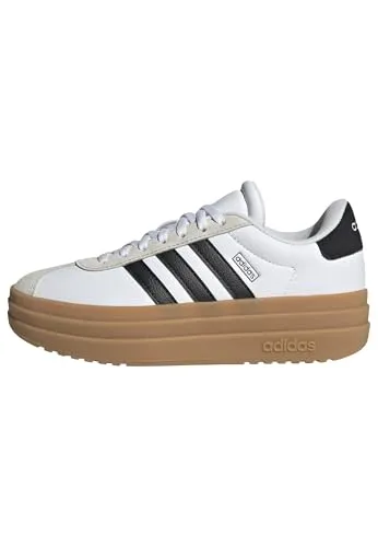 adidas Kinder Vl Court Bold Junior Schuhe (Größe 38, weiss) - Sneaker für Kinder mit stylischem Look, robuster Gummisohle und weichem Textilfutter für optimalen Komfort und Halt.