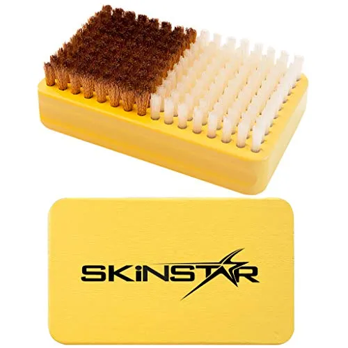 SkinStar Base Brush Nylon Copper Nylon/Kupfer Bürste Reinigungsbürste gelb