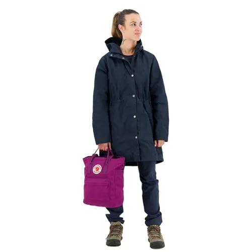 Fjällräven Karla Hydratic Jacket Women - Dunkelblau (S) - Wasserdichte Jacke aus G-1000 Silent Eco, ideal für wechselhaftes Herbstwetter. Hält warm mit Fleece-Futter und bietet Schutz bei Regen und Wind.