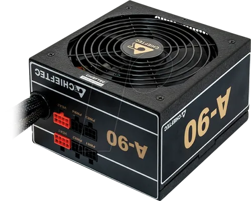CFT GDP-750C - Chieftec A-90 Serie 750W Netzteil - Hochperformantes 750W Netzteil mit über 90% Effizienz, ideal für kostenbewusste Computernutzer und geeignet für vielfältige Einsatzmöglichkeiten.