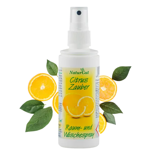 Raumspray Wäschespray Citrus Zauber 100ml Raumduft Spray Zitrusduft Zitrusfrisch