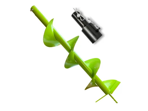 WERHE Erdbohrer für bohrmaschine mit Stihl adapter ⌀200 mm, 80cm länge