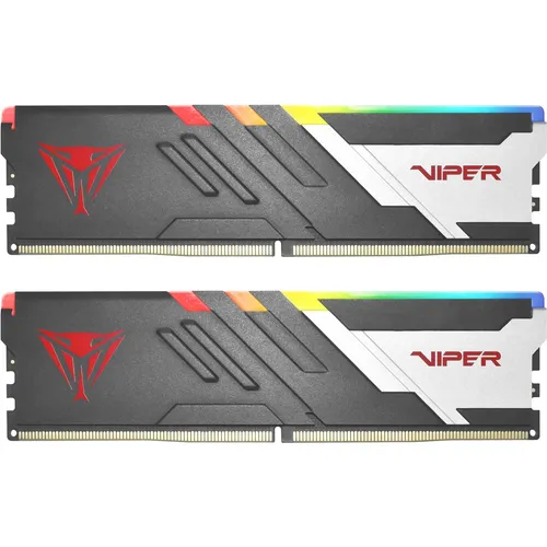 Viper Venom RGB DIMM 32 GB DDR5-7400 Dual-Kit - Arbeitsspeicher mit 32 GB (2x 16 GB), beeindruckender RGB-Beleuchtung und INTEL XMP für optimale Leistung und Anpassungsfähigkeit.