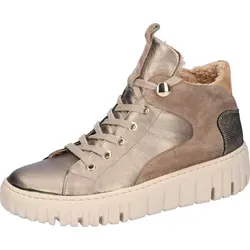 Waldläufer H-Livia Damen Stiefelette in Braun, Größe 3.5 - Wanderschuhe mit atmungsaktivem Leder, komfortabler Weite H und wechselbarem Fußbett für optimale Passform und Unterstützung.