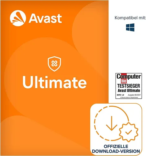 AVAST Ultimate 2025 für 10 Geräte | Multidevice Antivirus - Antivirus & Sicherheit: Schützen Sie bis zu 10 Geräte mit Avast Ultimate 2025, der umfassenden Lösung für Internet-Sicherheit und Datenschutz. Ideal für Familien und kleine Unternehmen.