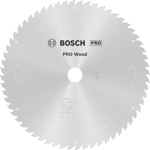 Bosch PRO Wood Kreissägeblatt 305 mm - Kreissägeblätter für Akku-Kapp- und Gehrungssägen, hält bis zu 1,3x länger als Eco for Wood, ideal für Holzarbeiter und Schreiner mit langer Lebensdauer.