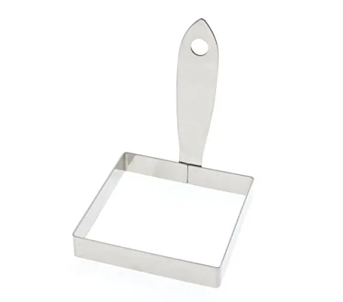 Eierring Bratring Edelstahl eckige Ausführung