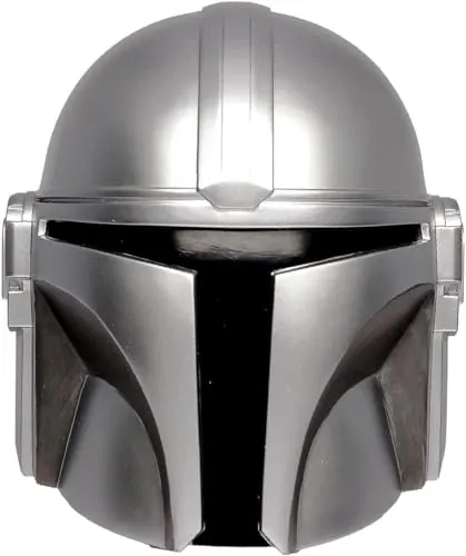 Monogram Int. Spardose Star Wars Mandalorian Helmet 21 cm - Offiziell lizenzierte Spardose aus PVC in Form des Mandalorianer Helms, ca. 21 cm groß, perfekt für Star Wars Fans und Sammler.