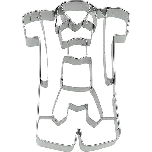 Birkmann, Plätzchen-Ausstechform Lederhose, 9,5 cm, Edelstahl, hochwertige Qualität, 199118