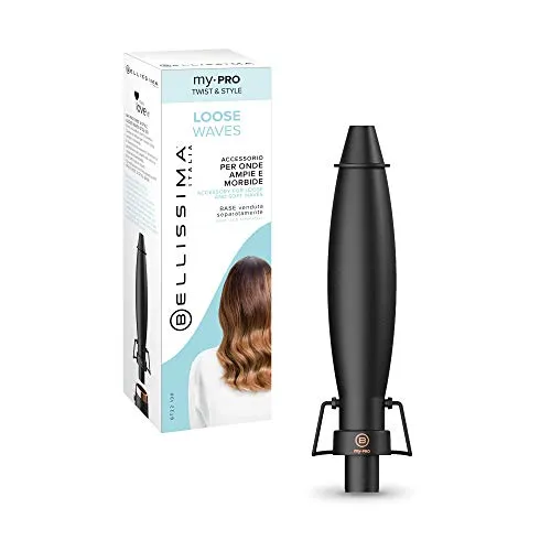 Bellissima My Pro GT22 130, Lockenstab Loose Waves für Kombi-Haarstyler My Pro Twist & Style, ellipsenförmiger Aufsatz, Durchmesser: 26 bis 38 mm, mit Keramikbeschichtung, Temperatur: 190 °C