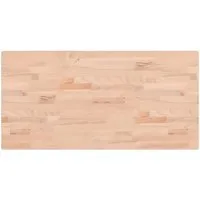vidaXL Tischplatte aus massivem Buchenholz, 100x50 cm - Bartische & -theken: Hochwertige Holztischplatte aus massivem Buchenholz, ideal zur Auffrischung von Tischen oder für eigene Möbelprojekte. Pflegeleicht und langlebig.