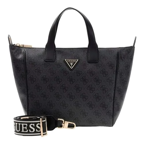 Guess Follie Small Tote - Shopper (coal) - Eleganter Shopper in coal mit markantem Guess-Logo. Kompakte Größe, ideal für den Alltag – vom Stadtbummel bis ins Büro. Reißverschluss für sicheren Verschluss und stilvolle Vielseitigkeit.