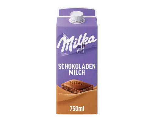 MILKA Milchmischgetränk, Milka Original Schokoladenmilch ungekühlt cremiger Geschmack 750ml