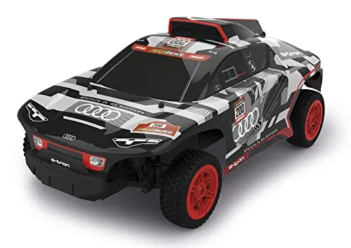 Ninco RS Q E-Tron - 1/10 Maßstab Dakar 2022 RC-Modell - RC-Modelle im Maßstab 1:10 mit flexibler Karosserie, perfekt für beeindruckende Fahrten. Inklusive Li-Ion Akku, USB-Ladegerät und 2,4 GHz Sender. Ideal für Kinder ab 6 Jahren.