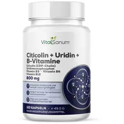 VitaSanum® Citicolin + Uridin + B-Vitamine – Tagesportion mit 2 Kapseln
