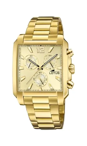 Lotus Herrenuhr Elegante Armbanduhr 18853/5 - Armbanduhren mit elegantem Design, wasserdicht bis 10 ATM und mit leuchtenden Zeigern für optimale Sichtbarkeit in der Dunkelheit.