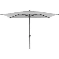 Isa Mittelstockschirm Siena Garden 200 x 300 cm anthrazit/stone - Sonnenschirm mit großzügiger Fläche, ideal für Garten oder Terrasse, bietet optimalen UV-Schutz und stilvolles Design.