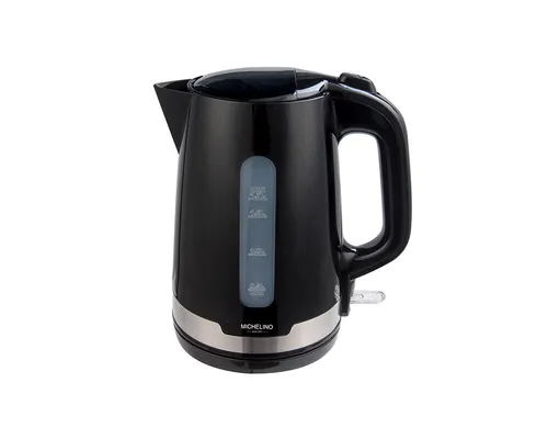 Michelino Wasserkocher 2200 Watt mit Edelstahl Applikation