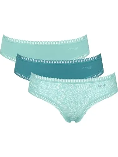 Sloggi GO Crush Hipster C3P Multiple Colours 7 in grün von sloggi