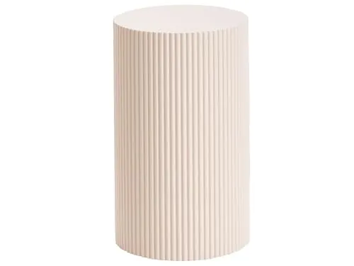 BELIANI Beistelltisch cremeweiß MDF von Beliani