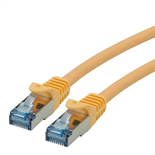 Patchkabel Kat.6A S/FTP (PiMF), Component Level, LSOH, gelb, 5 m