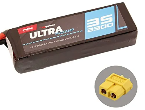 Robbe Modellsport RO-POWER ULTRA MAXAMP 2300MAH 11,1 VOLT 3S 35(70) C LIPO AKKU
