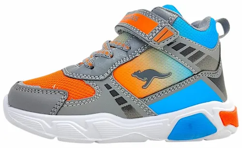 KangaROOS Jungen Klettschuhe 23849-28 bis 23849-35 - Sneaker für Kinder mit praktischem Klettverschluss, ideal für schnellen Einstieg und hohen Tragekomfort.