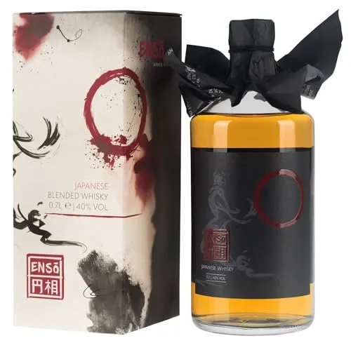 Enso Blended Whisky 40,0 % vol 0,7 Liter - Whisky mit fruchtigem und blumigem Geschmacksprofil, handgefertigter Post Still Blend mit Karamell- und Vanillenoten, ideal für Kenner und Liebhaber.