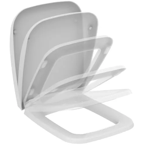 Ideal Standard T663801 Ventuno WC-Sitz mit Softclosing - Hochwertiger WC-Sitz der Ideal Standard Ventuno Serie mit Softclosing. Abnehmbar für beste Hygiene, aus langlebigem Duroplast mit stabilen Metallscharnieren.