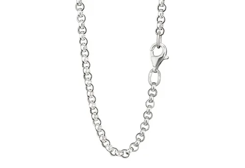 NKlaus 45cm Erbskette aus 925 Silber in silber von NKlaus