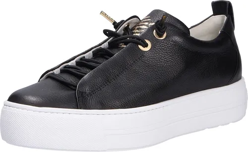 schwarz Gr. 35 5017 Damen-Sneaker - Elegante Damen-Sneaker aus hochwertigem Glattleder mit Lederfutter für besten Tragekomfort und stilvolles Design.