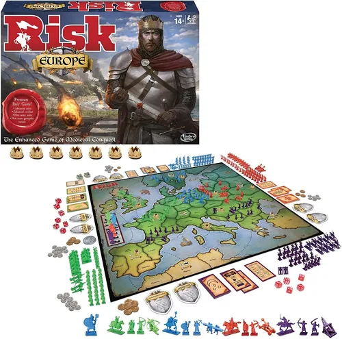 RISK: Europa Strategie Brettspiel | Mittelalterliche Eroberung