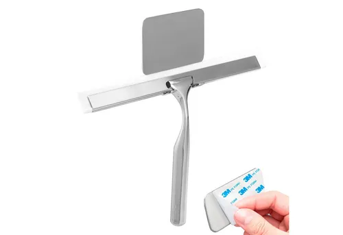 bremermann Duschabzieher Bad-Serie LUCENTE TAPE - mit Klebepad, verchromt, (1-St)