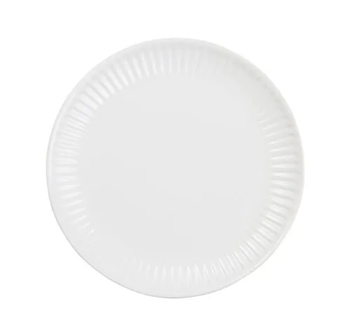 Ib Laursen Frühstücksteller Frühstücksteller MYNTE Pure White weiß Kuchenteller Landhausgeschirr von IB LAURSEN