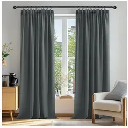 Vorhänge & Gardinen Grau von Deconovo