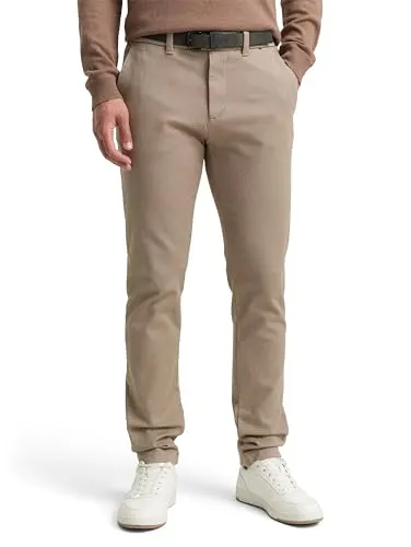 TOM TAILOR Herren 1037547 Hose - Wanderhose aus strukturiertem Piqué-Stoff mit hohem Stretch-Anteil für optimale Bewegungsfreiheit und Komfort. Ideal für Büro, Freizeit und festliche Anlässe.