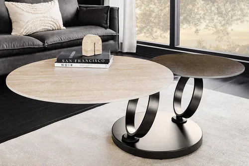 riess-ambiente Design Couchtisch DANCING RINGS von Riess-Ambiente
