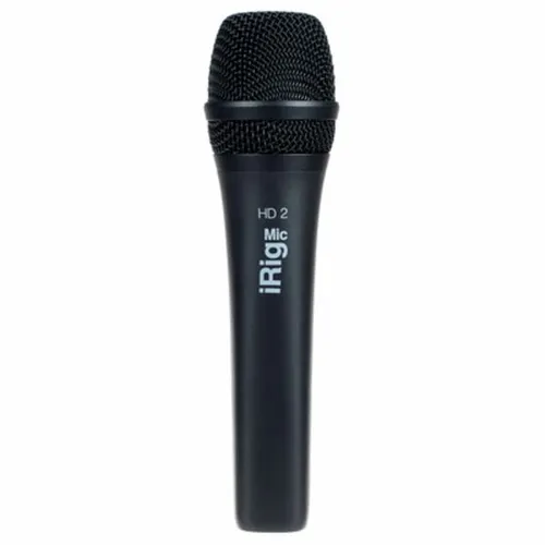 IK Multimedia iRIG Mic HD 2 - Hochauflösendes Mikrofon für iOS und Mac - Professionelles Mikrofon für Kinderbuch-Autoren, bietet hochwertigen Sound mit 24-Bit-Auflösung und eingebautem Kopfhörerausgang zur Überwachung der Aufnahmen.