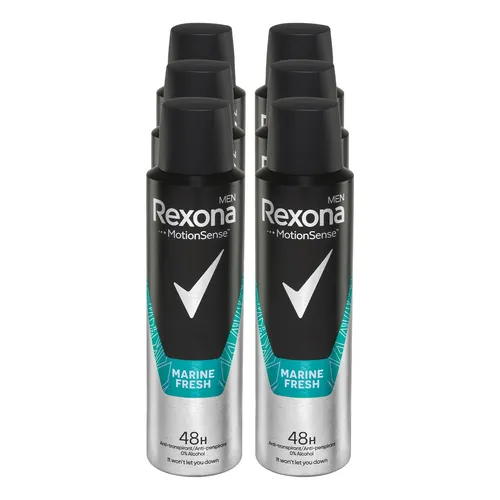 Rexona Men Deospray Marine 150 ml, 6er Pack von Rexona