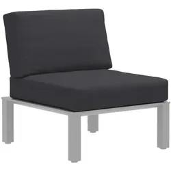 MWH Lounge-Sessel Widoo Aluminium Silber - Eleganter Lounge-Sessel aus hochwertigem Aluminium in Silber, ideal für entspannte Stunden im Garten oder auf der Terrasse.