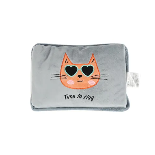 BIGGDESIGN Wärmflasche Cats Huggy Cat - Wärmflasche mit niedlichem Katzen-Design, bietet wohltuende Wärme für Entspannung und Schmerzlinderung, wiederaufladbar und tragbar für zu Hause oder unterwegs.
