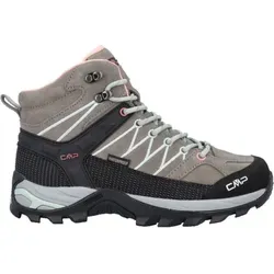 CMP Damen Trekking Schuhe Rigel MID 3Q12946 - Wanderschuhe, wasserfest und sportlich, ideal für nasse und trockene Böden mit CMP FullOn GRIP Sohle, bieten maximalen Komfort und Stabilität durch Knöchelstütze.