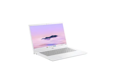 ASUS Chromebook Plus CX34 CX3402CVA-MW0349, Pearl White - Laptops mit leistungsstarkem Core i7-1355U, ideal für produktives Arbeiten und kreatives Multitasking.