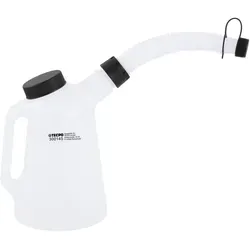 TECPO Ölkanne mit flexiblem Ausgussstutzen und Deckel 1L