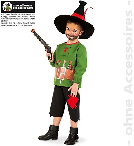 Hotzenplotz Kostüm Kinder Bandit Räuber Wilder Mann von Fries