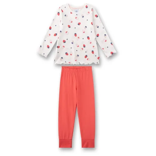 Sanetta Kid's Pyjama 1/1 233766 - Atmungsaktiver Kinderpyjama in Weiß mit All-over-Print, Größe 128, aus 100% Baumwolle, ideal für den Alltag. Entdecken Sie weitere hochwertige Produkte von Sanetta bei Bergfreunde.de!