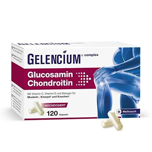 Gelencium Glucosamin Chondroitin hochdosiert mit Vitamin C