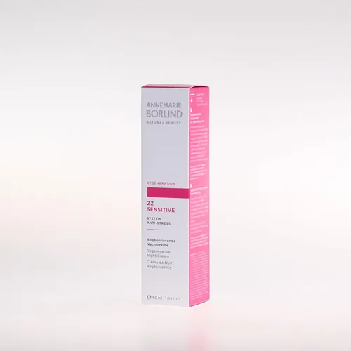 Annemarie Börlind ZZ Sensitive Regenerierende Nachtcreme (50 ml) - Gesichtspflege für empfindliche Haut, regeneriert über Nacht und sorgt für ein strahlendes Hautbild am Morgen.