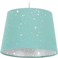 Kinderzimmerlampe Hängelampe Relaxdays - Hängelampe für das Kinderzimmer, in verschiedenen Farben erhältlich, sorgt für eine gemütliche Atmosphäre und hat ein leichtes Gewebe-Design.