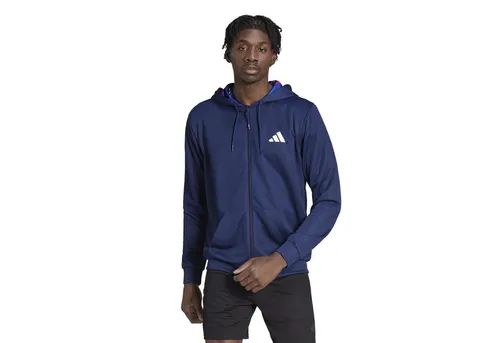 adidas Trainingsjacke Train Essentials Seasonal Full Zip mit Kapuze - SALE Running – Atmungsaktive Trainingsjacke für Herren, Größe XL, mit AEROREADY Technologie für ein trockenes Tragegefühl und optimaler Bewegungsfreiheit beim Aufwärmen.